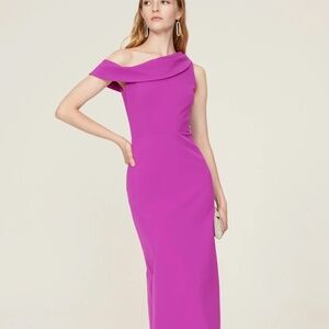 COPY - COPY - Sachin + Babi Rent the Runway Davis Gown fuchsia sz 4 $695 Flaw